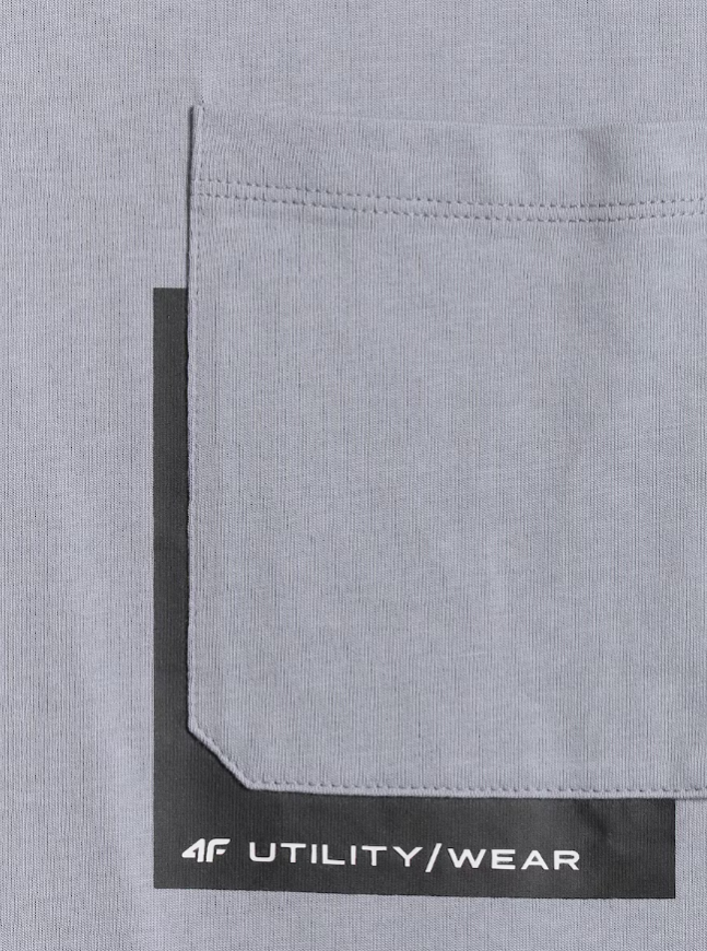 Футболка чоловіча 4F regular fit  SHM2663 - Зображення №8