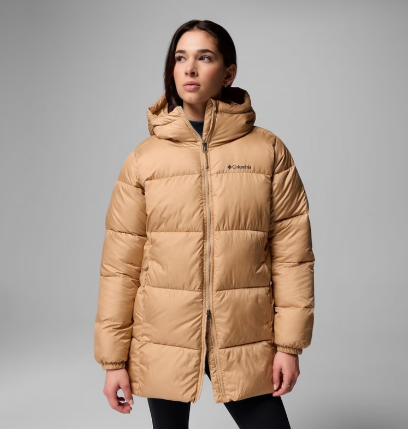 Куртка жіноча Columbia Puffect II Mid Hooded Jacket 2088471 - Зображення №8