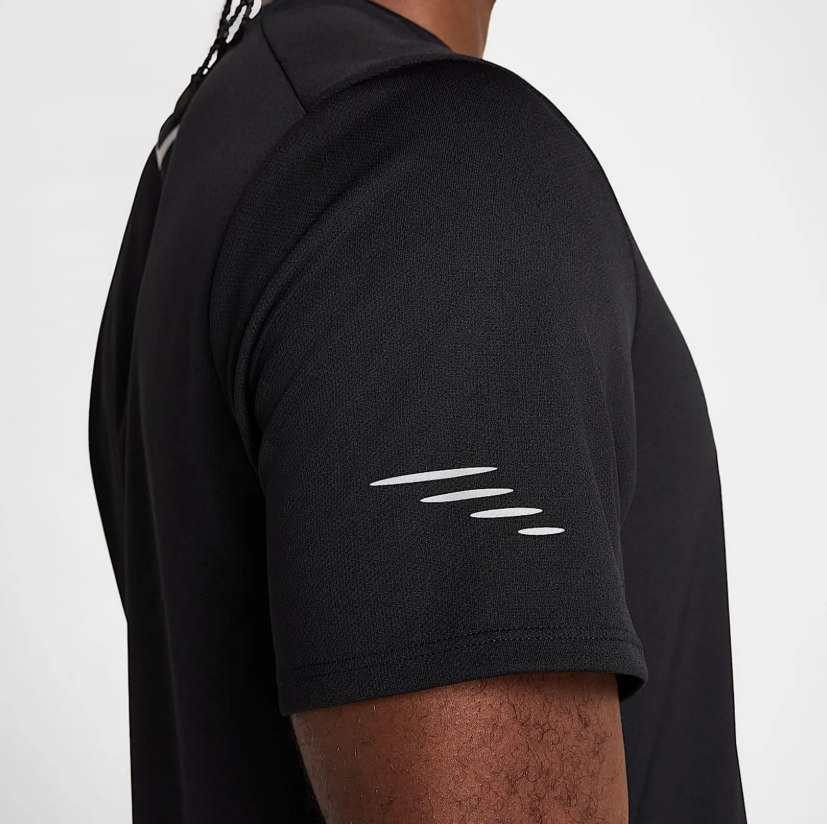 Футболка чоловіча Nike Miler Flash Black IB4127-010 - Зображення №6