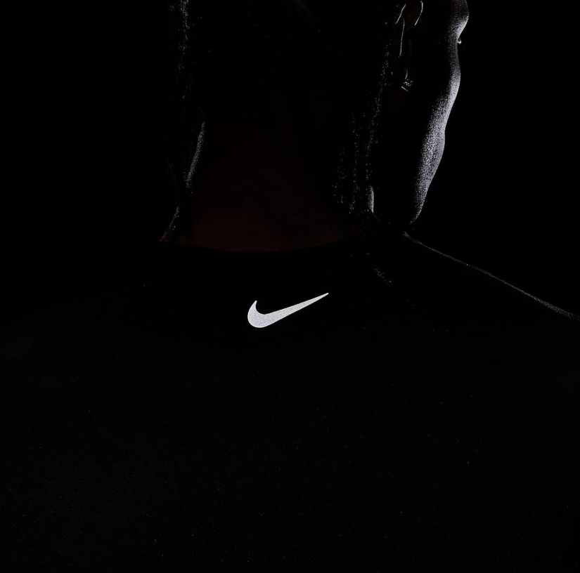 Футболка чоловіча Nike Miler Flash Black IB4127-010 - Зображення №7