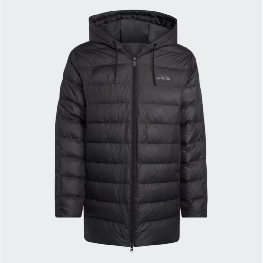 Пухова парка з капюшоном Essentials CLIMAWARM 3-Stripes JM4061 - Зображення №3