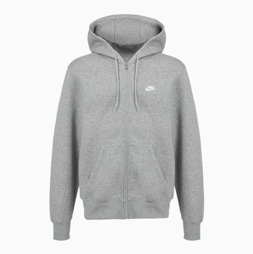 Джемпер чоловічий NIKE  Club Full Zip Hoodie  FN3861-063 - Зображення №3