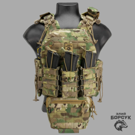 Плитоноска  Злий Борсук M6 STALKER (Multicam USA)   + компл id_1861