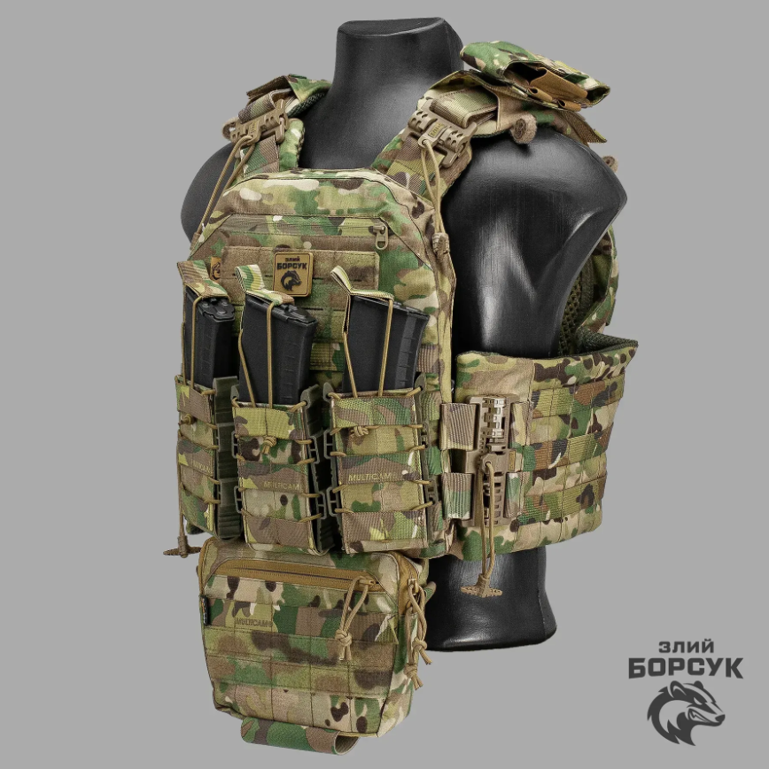Плитоноска  Злий Борсук M6 STALKER (Multicam USA)   + компл id_1861 - Зображення №2