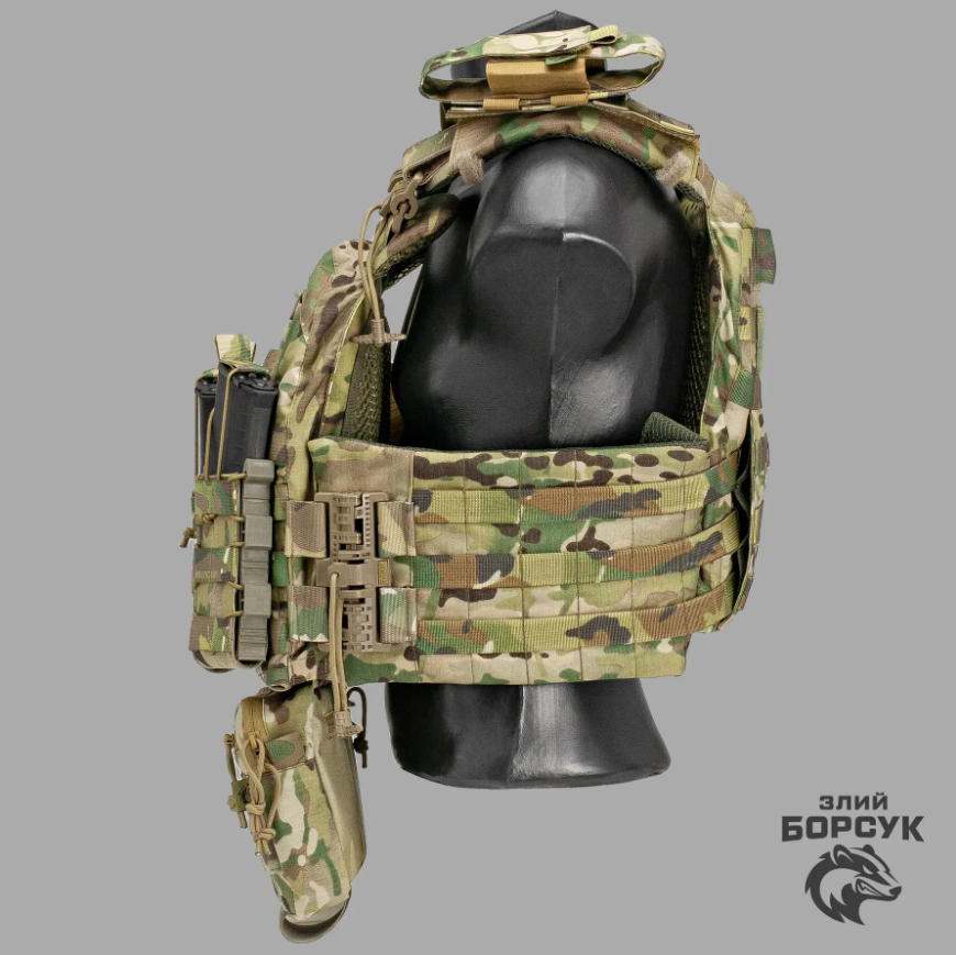 Плитоноска  Злий Борсук M6 STALKER (Multicam USA)   + компл id_1861 - Зображення №3