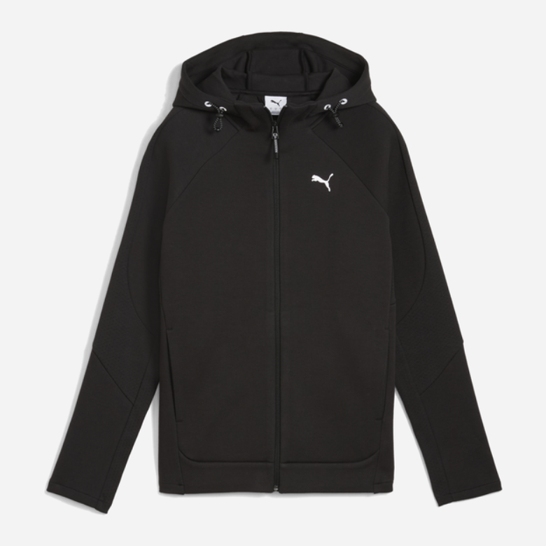 Толстовка на блискавці з капюшоном жіноча Puma Evostripe Full-Zip Hoodie Dk  68505001*SS25  - Зображення №6