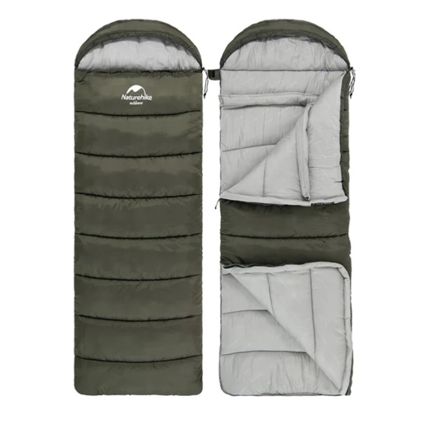 Спальник з капюшоном Naturehike (11°C), лівий U150 NH20MSD07-L - Зображення