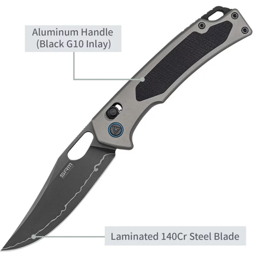 Ніж складний SRM Retriever 9203-AK2 - Зображення №10