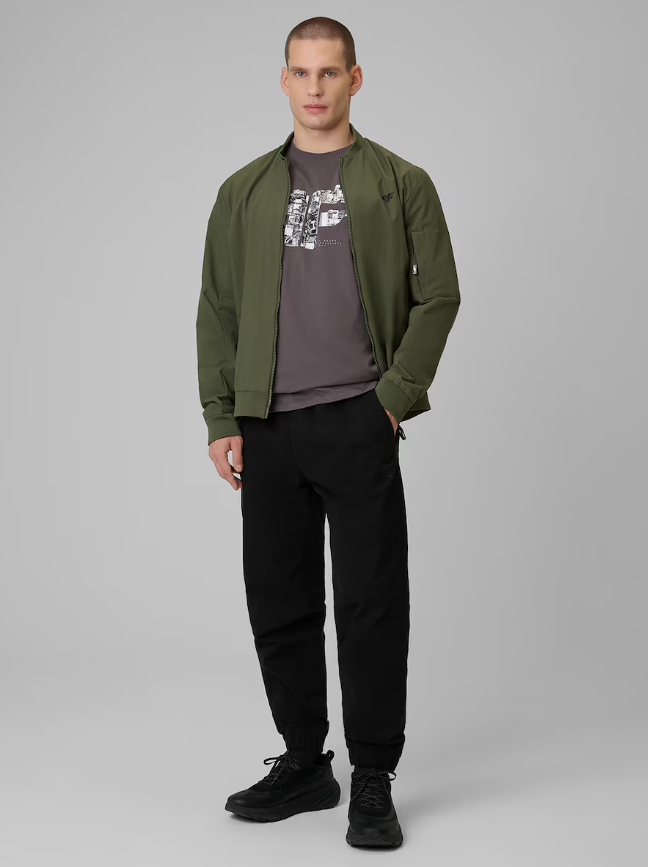 Футболка Чоловіча 4F  t-shirt regular з принтом  SHM2659 - Зображення №7