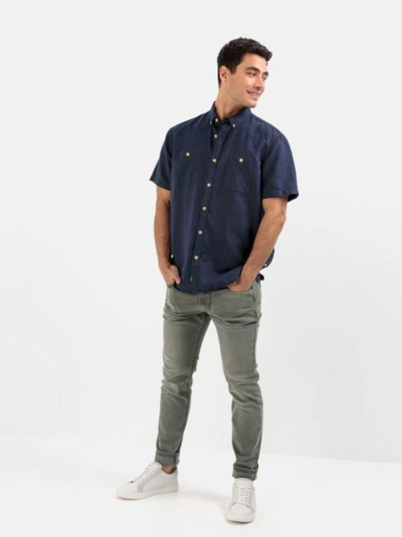 Сорочка чоловіча Camel Active Shortsleeve Shirt 409219 - Зображення №6