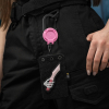 Карабін  M-TAC з тросиком для ключів Pink 60108072 - Зображення №4