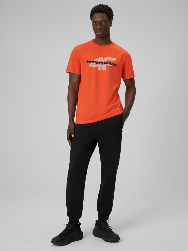Футболка чоловіча 4F regular fit  SHM2666 - Зображення №5