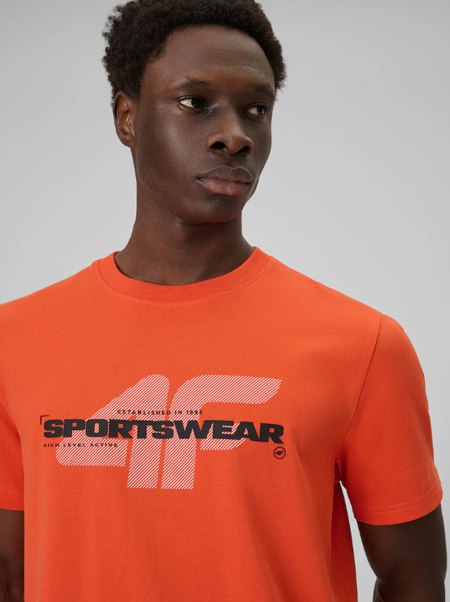 Футболка чоловіча 4F regular fit  SHM2666 - Зображення №6