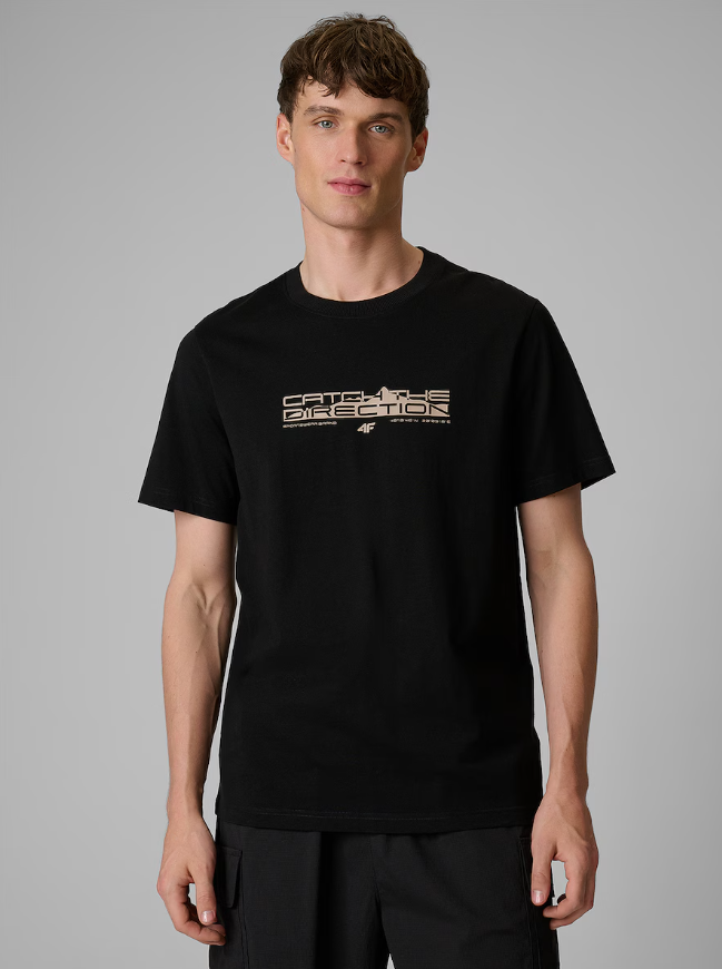 Футболка чоловіча 4F regular fit  SHM2824 - Зображення