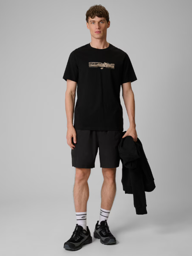 Футболка чоловіча 4F regular fit  SHM2824 - Зображення №3