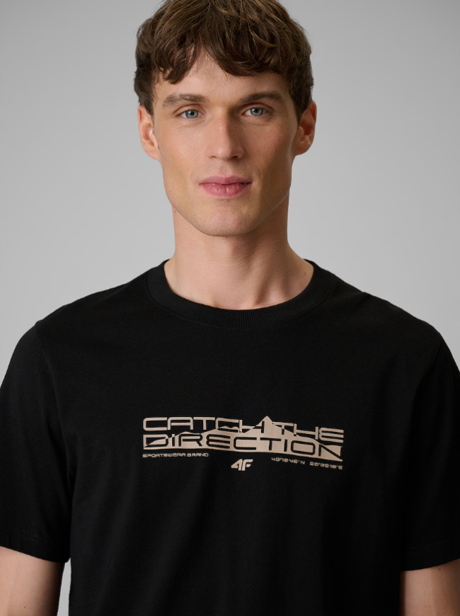 Футболка чоловіча 4F regular fit  SHM2824 - Зображення №2