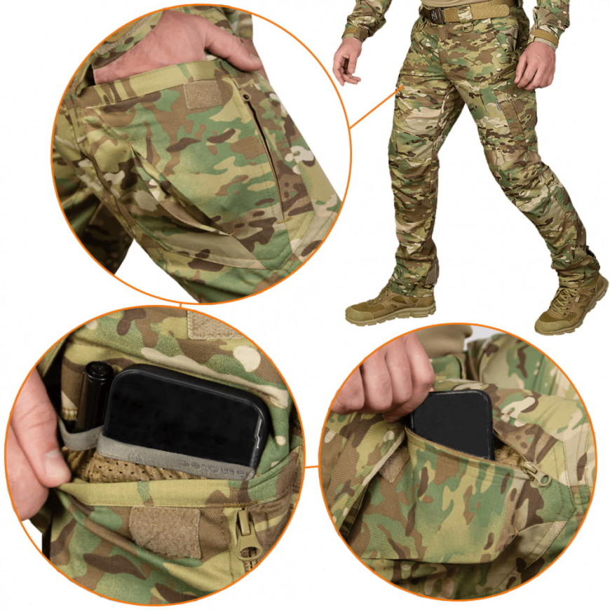 Брюки Camotec Герць 2.0 Twill Multicam 9130  - Зображення №10
