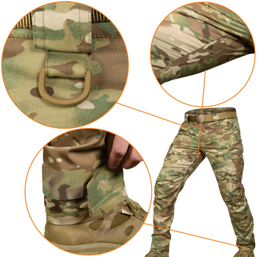 Брюки Camotec Герць 2.0 Twill Multicam 9130  - Зображення №11