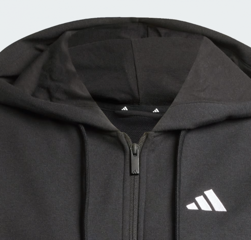 Джемпер жіночий ADIDAS Essentials 3-Stripes French Terry Full-Zip Hoodie  JE0052*SS25  - Зображення №3