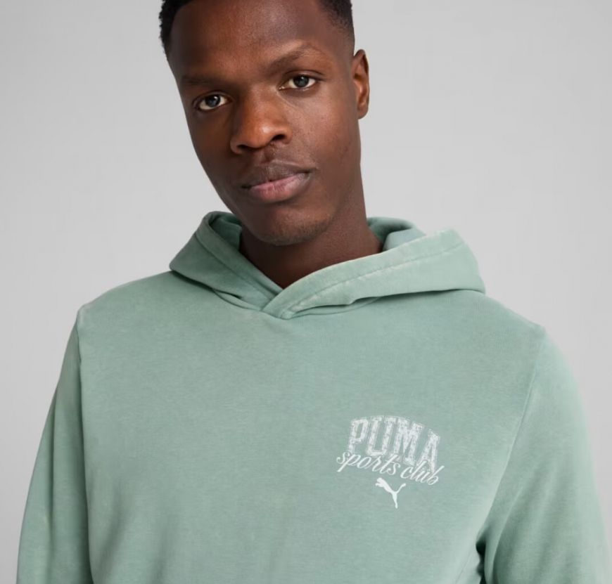 Худі чоловіче PUMA CLASS Hoodie Green Moon 68464130 - Зображення