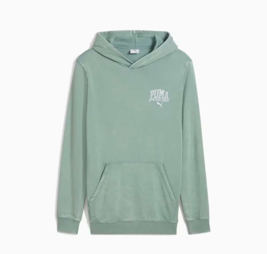 Худі чоловіче PUMA CLASS Hoodie Green Moon 68464130 - Зображення №6