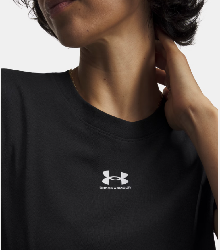 Футболка  жіноча Under Armour Rival Core Women's Short Sleeve 1383648-001 - Зображення №3