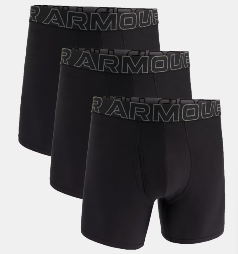Труси чоловічі Under Armour Performance Tech™ Men's 6" 3-Pack Boxerjock® 1383878-001 - Зображення №3