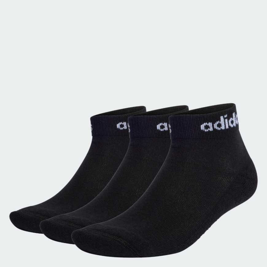 Три пари шкарпеток ADIDAS Think Linear Ankle IC1305 - Зображення