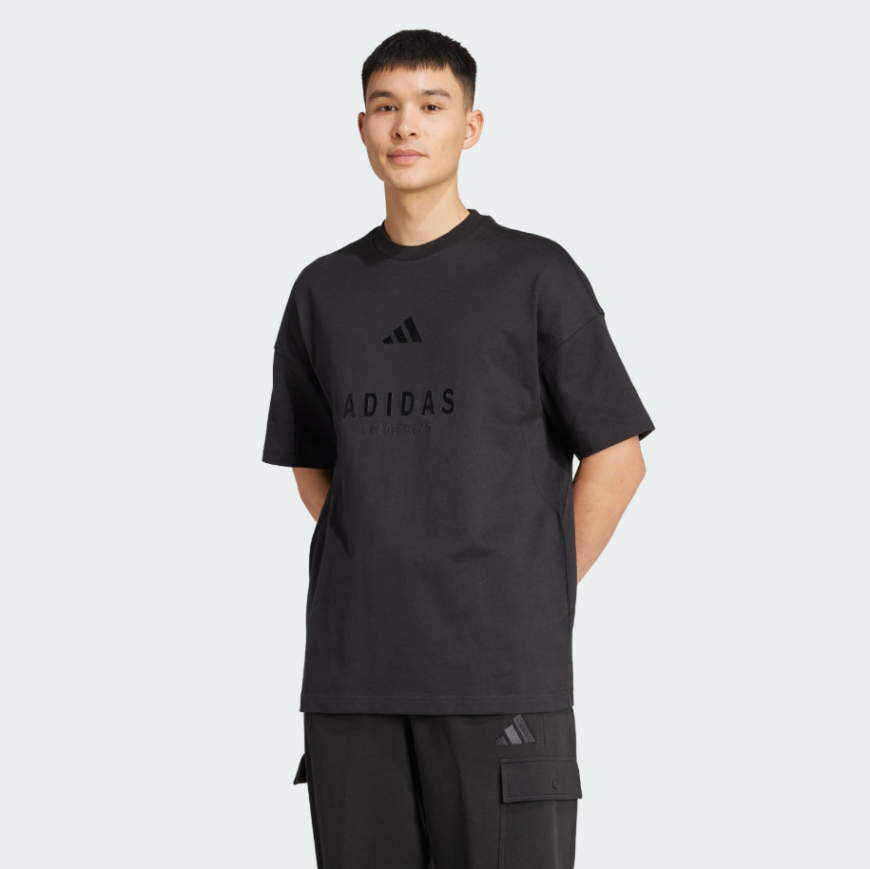 Футболка  чоловіча ADIDAS  ALL SZN Embroidered Graphics JL6549 - Зображення