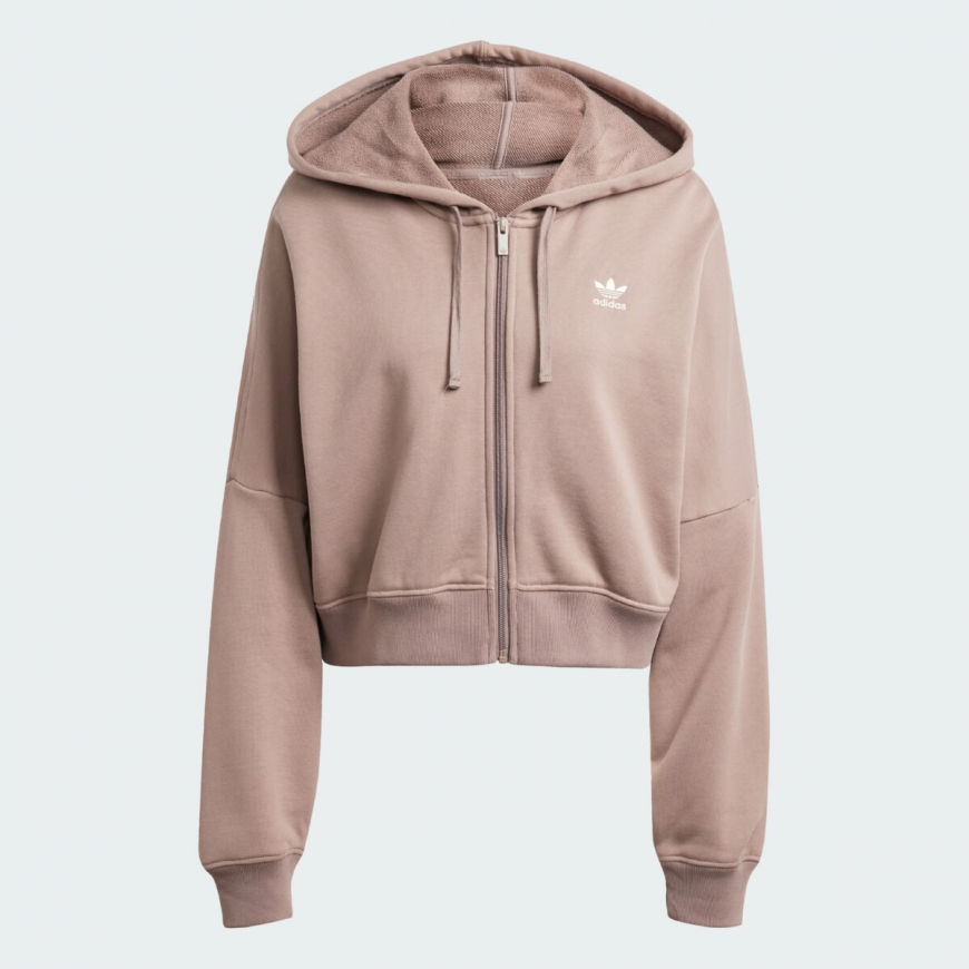 Худі жіноче ADIDAS ESSENTIALS SHORT FULL-ZIP FRENCH TERRY JN7846  - Зображення №6