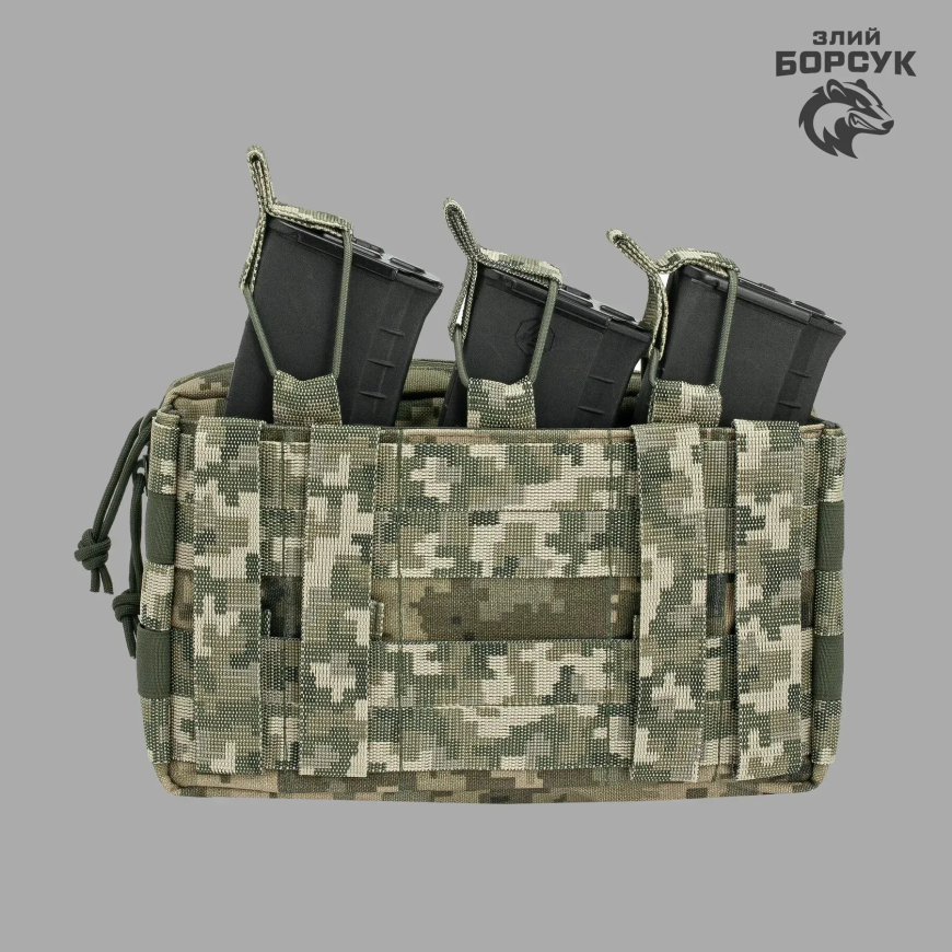 Утилітарний підсумок під 3 магазини (Cordura)  ID_1871 - Зображення №4