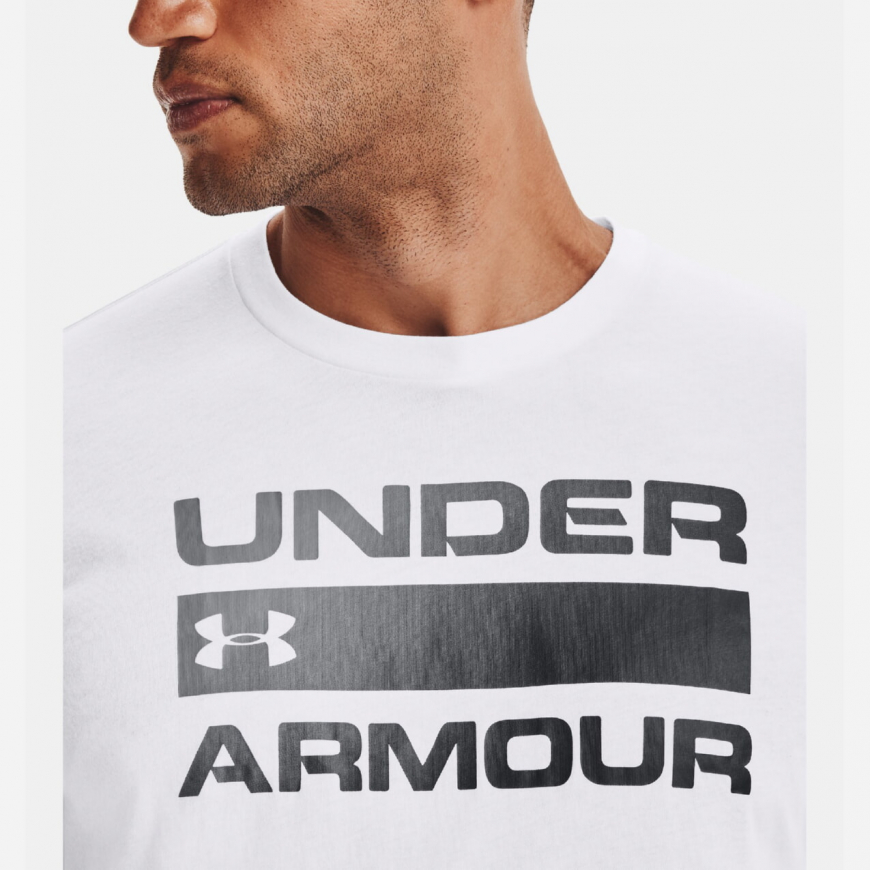 Футболка чоловіча Under Armour Team Issue Wordmark Short Sleeve 1329582-100 - Зображення №5