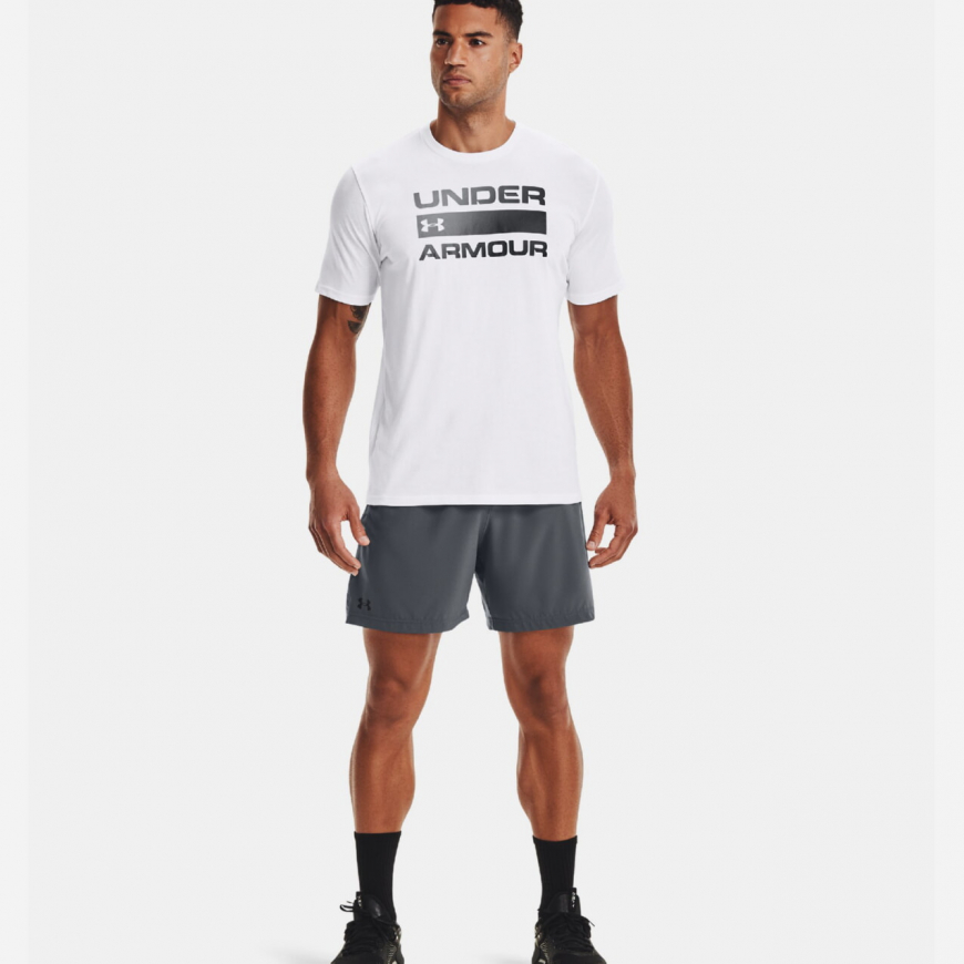 Футболка чоловіча Under Armour Team Issue Wordmark Short Sleeve 1329582-100 - Зображення №6