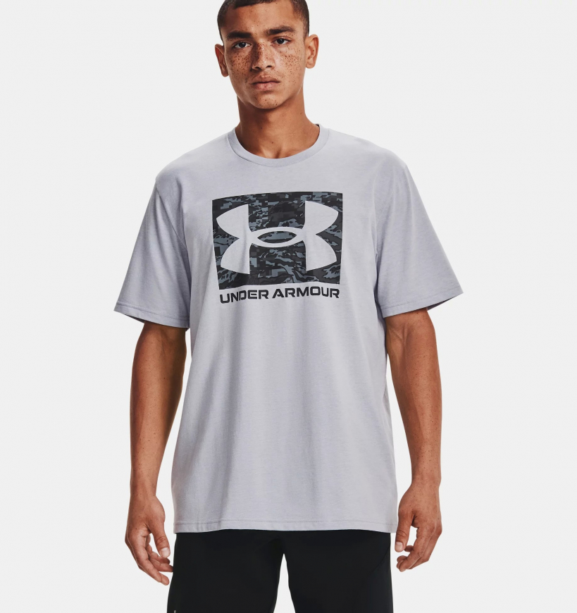 Футболка чоловіча Under Armour ABC Camo Boxed Logo Short Sleeve 1361673-011 - Зображення