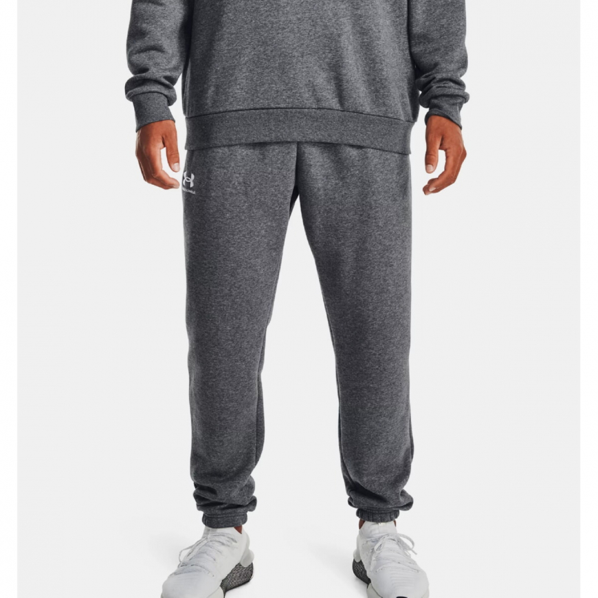 Штани чоловічі Under Armour M ESSENTIAL FLEECE JOGGERS 1373882-012 - Зображення