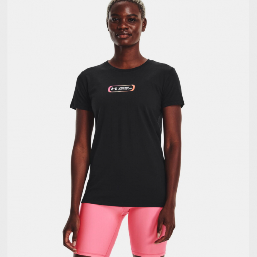 Футболка жіноча Under Armour Gradient Pill Short Sleeve 1374163-001 - Зображення