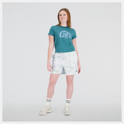 Шорти жіночі New Balance Essentials Bloomy Print Short WS31552WM