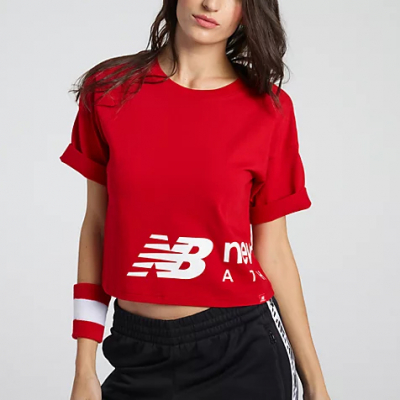 Футболка жіноча ESSENTIALS ICON GRAPHIC BOXY New Balance WT01515REP