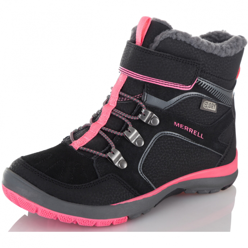 Черевики утеплені для дівчаток Merrell M-Moab Fst Polar Mid A/C Wtrpf 159178 - Зображення №2