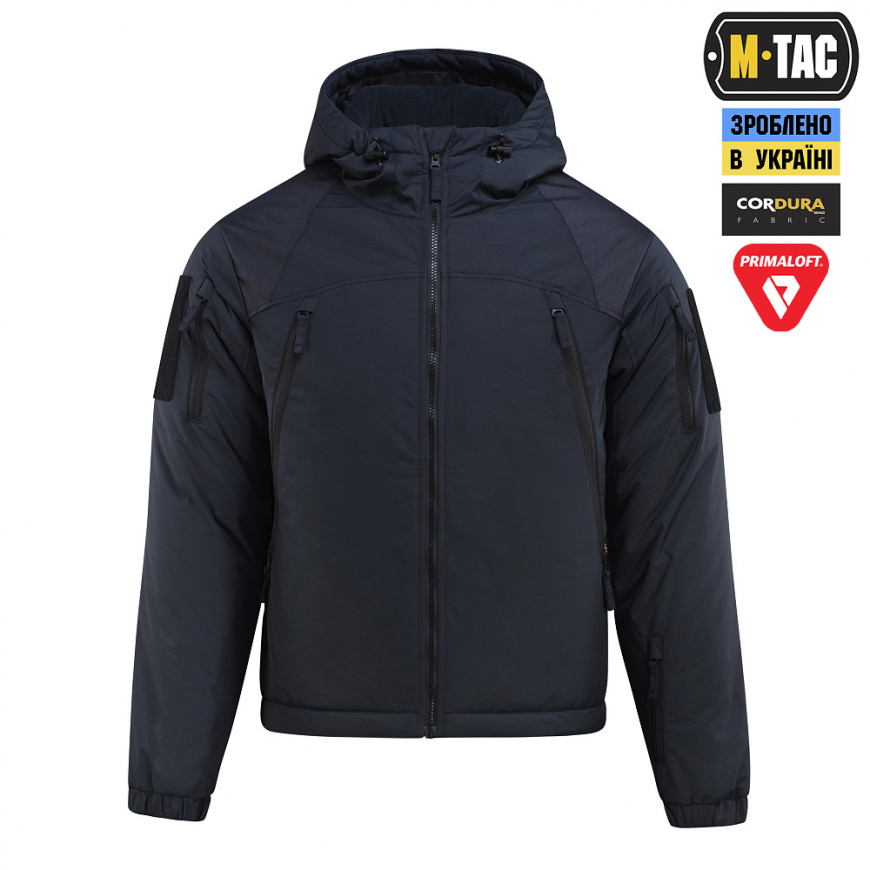 Куртка зимова M-TAC Alpha Gen III Pro Primaloft Dark Navy Blue  20499015  - Зображення