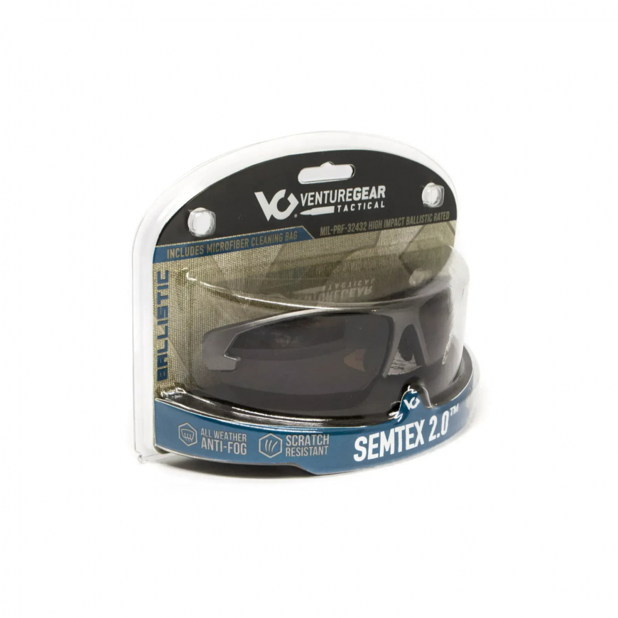 Захисні окуляри Venture Gear Tactical Semtex 2.0 (clear) - Зображення №5