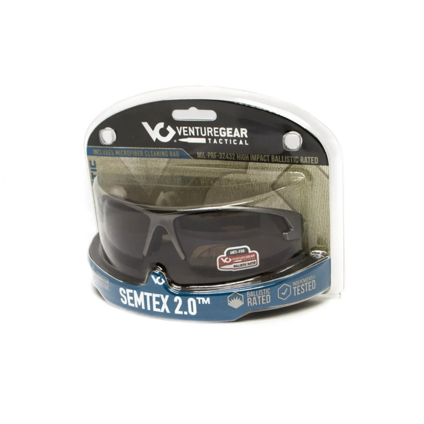 Захисні окуляри Venture Gear Tactical Semtex 2.0 (clear) - Зображення №4