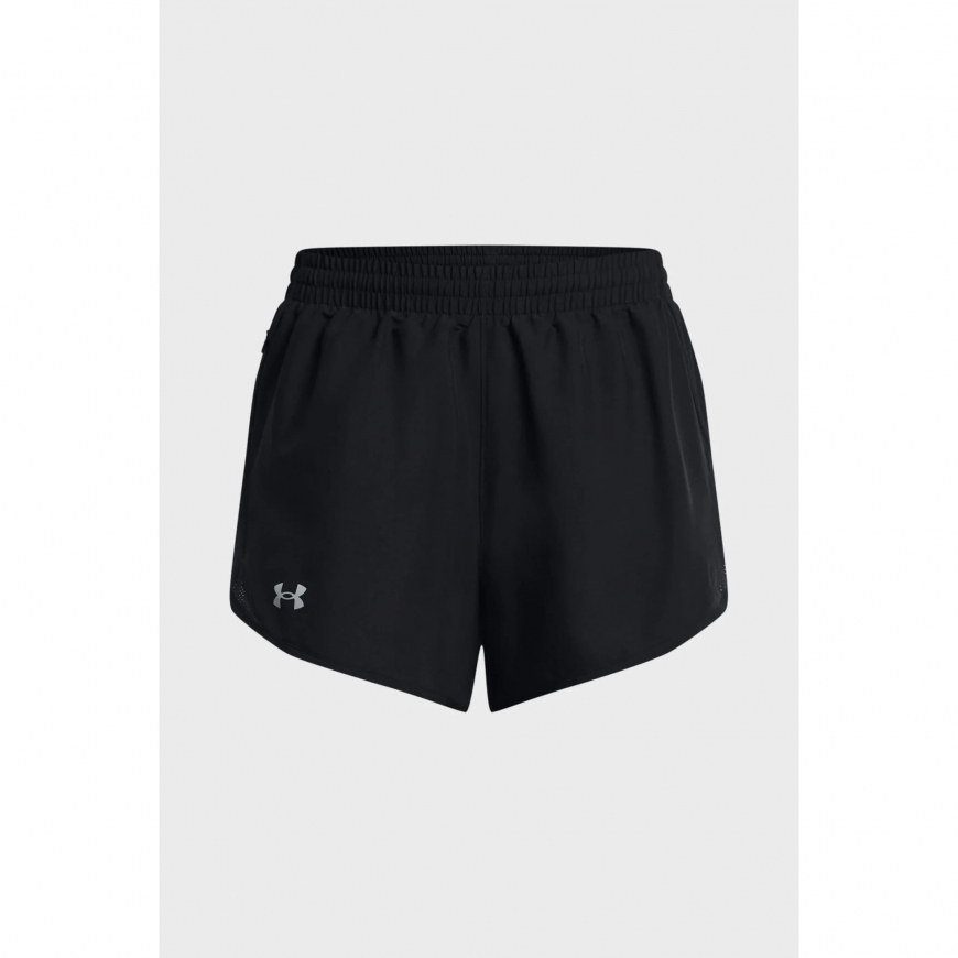 Жіночі чорні шорти UA Fly By 3'' Shorts Under Armour 1382438-001*SS25 - Зображення №4