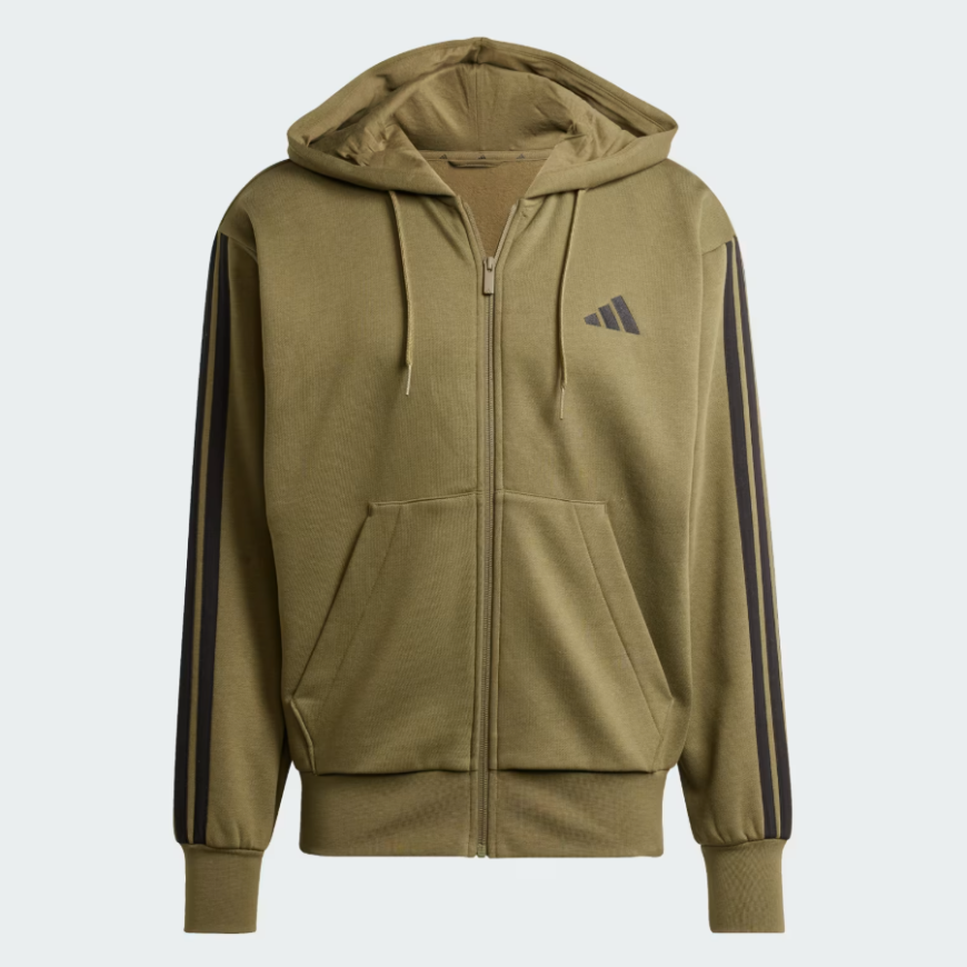 Худі чоловіче ADIDAS Essentials 3-Stripes Fleece JD1864 - Зображення